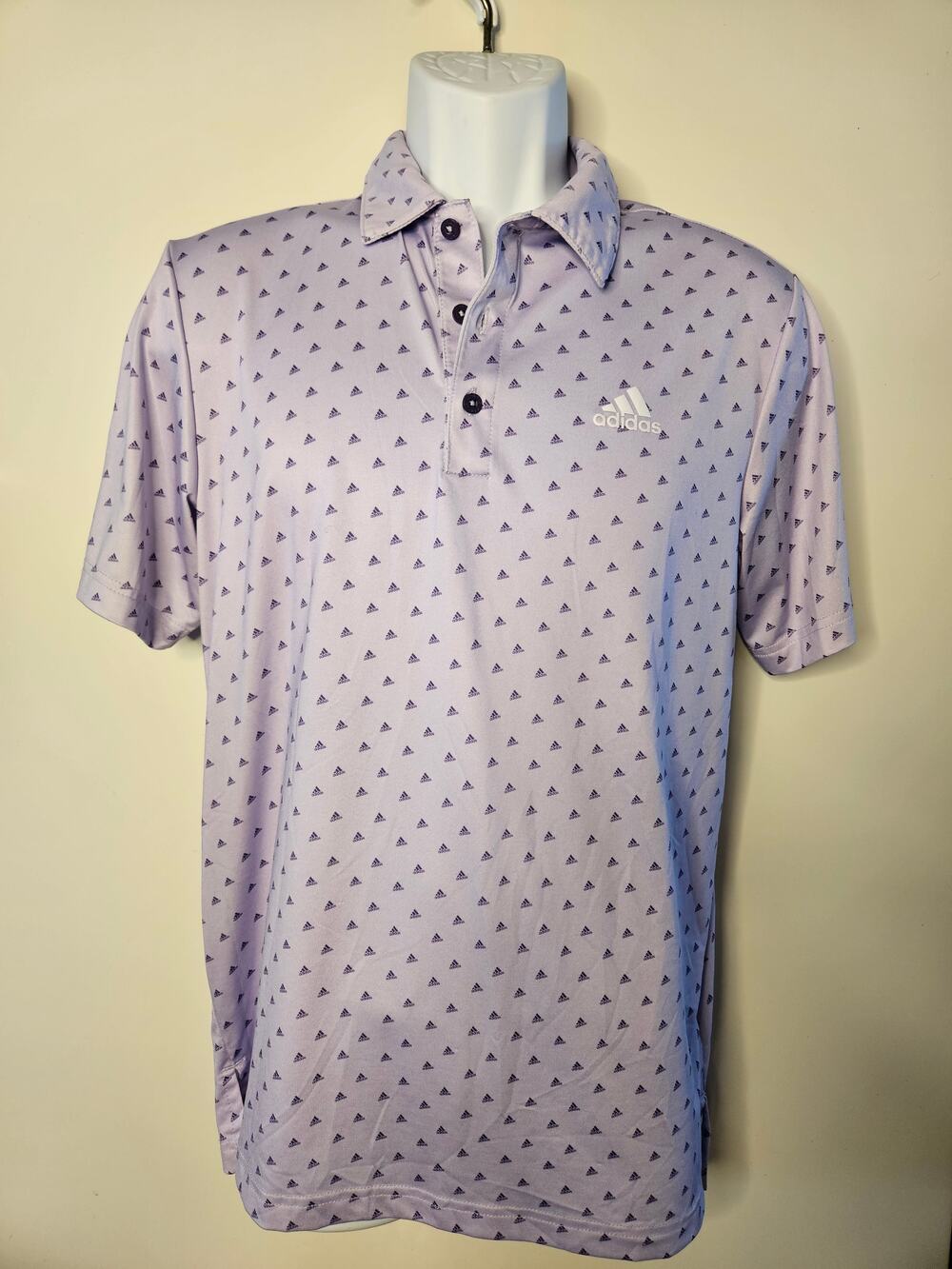 Adidas Men's Polo Golf Shirt | Size Small | Lilac Purple